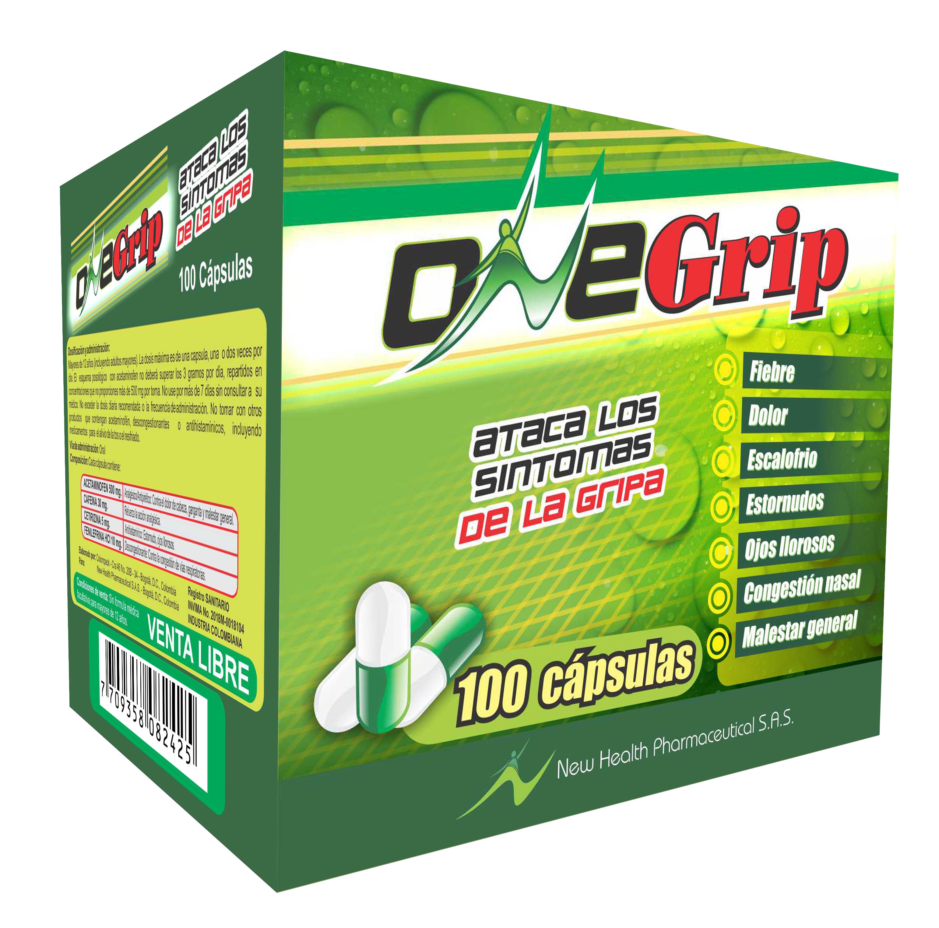 One grip caja x 100 capsulas